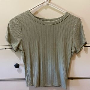 Pale green t-shirt